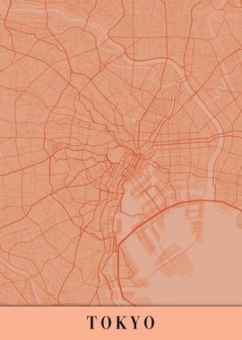 Tokyo Orange Map