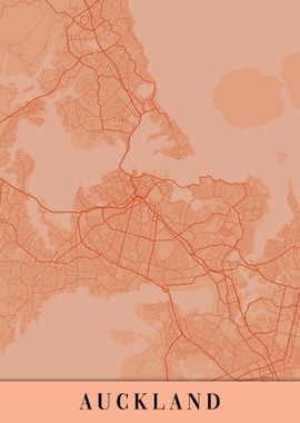 Auckland Orange Map