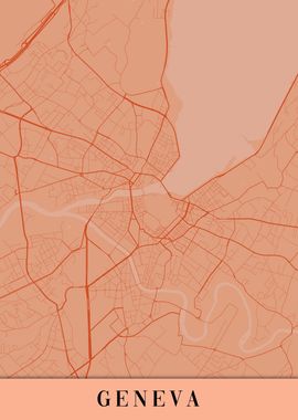 Geneva Orange Map