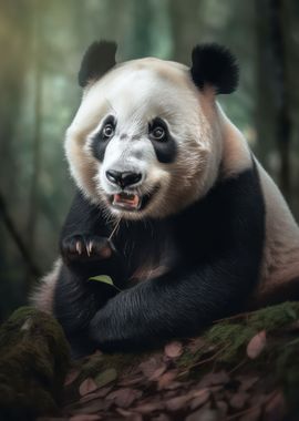 Playful panda