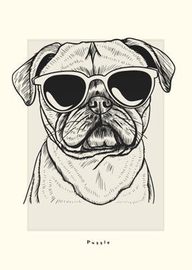 Puggle Illustration