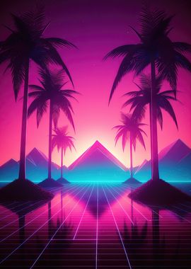 Palm Tree Retrowave