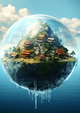 Island in a Bubble Nature