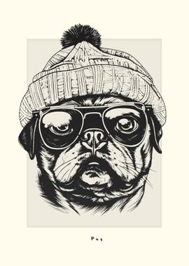 Pug Illustration