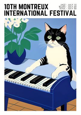 French Jazz Festival Cat