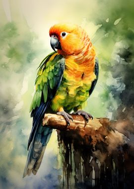 Parrot Watercolor