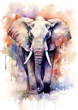 Elephant Watercolor