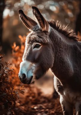 Cute donkey