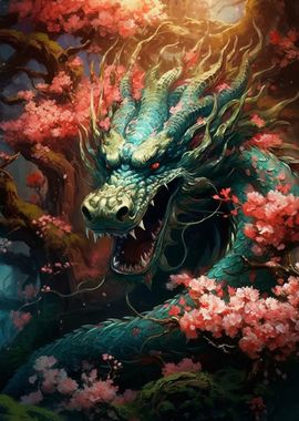 Japanese dragon cherry