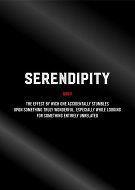 serendipity efinition text