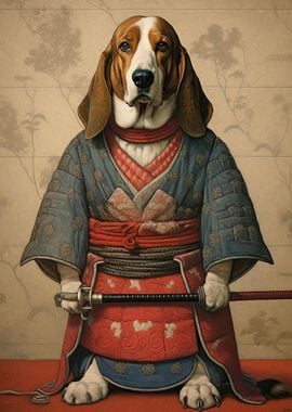 Basset Hound The Samurai