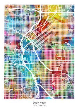 Denver Colorado Map