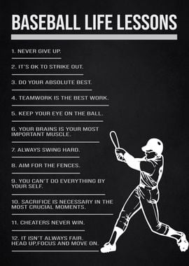 Baseball life lessons