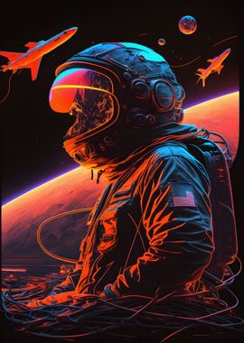 The astronaut