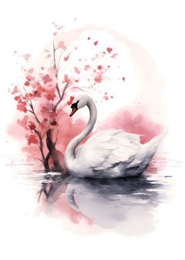 Swan Watercolor