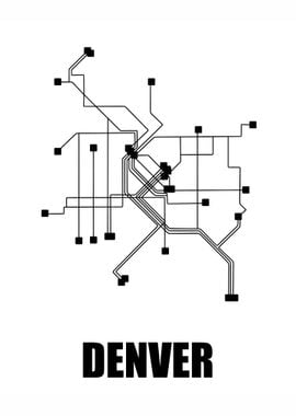 Denver White Subway Map