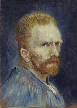 Self portrait van Gogh