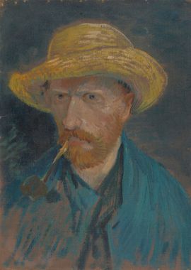 Straw Hat and Pipe Gogh