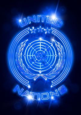 United Nations Neon