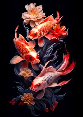 Pond Koi Fish