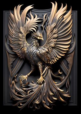 Silver Gold King Phoenix