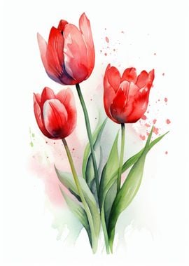 Red Tulips