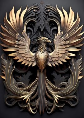 Noble Golden Phoenix