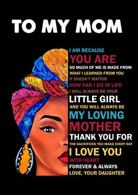 TO MY MOM