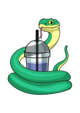 Snake Bubble tea