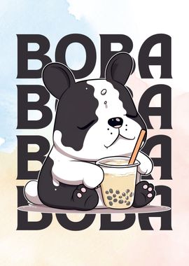 Dog Boba Bubble Tea Inu