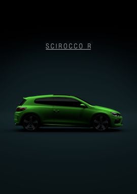 2015 VW Scirocco R Green