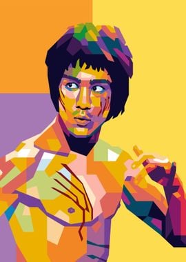 Bruce Lee popart