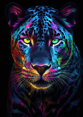 Colorful Animal Panther