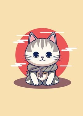 Gray Cute Cat