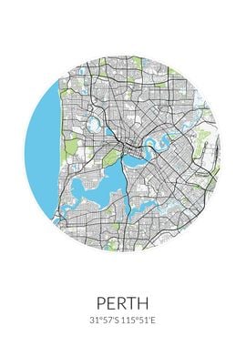 Perth Circle City Map