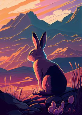 Rabbit In Nature