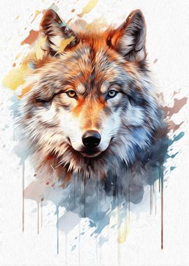 Wolf Watercolor