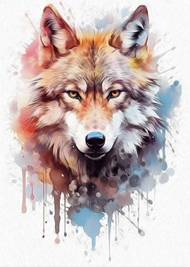 Wolf Watercolor