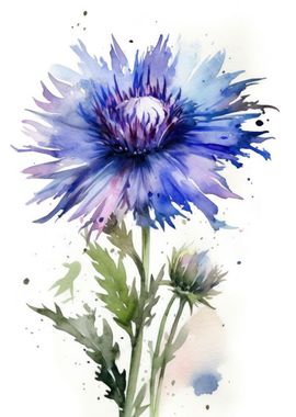 Cornflower Blue Blossom