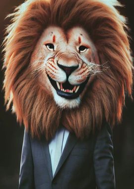 Lion in Suit