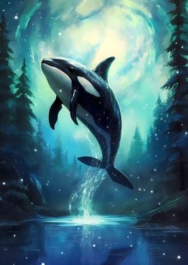 Orca Whale Enchanted Sea