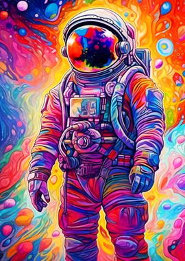 Colorful Astronaut