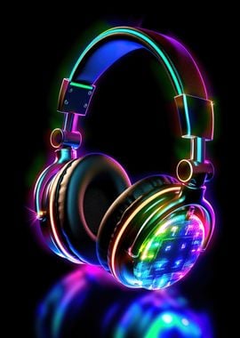 headphone neon