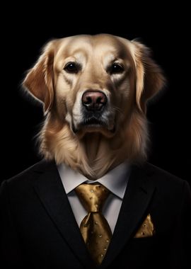 Business Golden Retriever