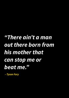 Tyson Fury quotes