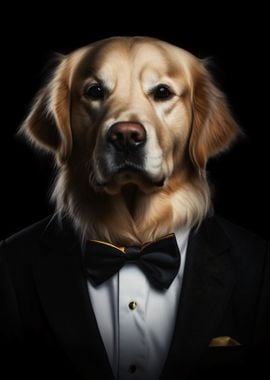 Business Golden Retriever