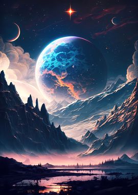 Stellar Anime Landscape