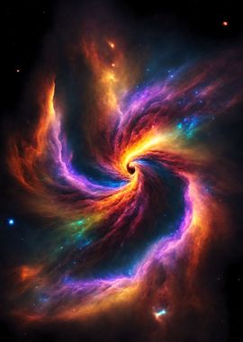 Colorful galaxy