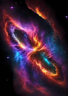 Colorful galaxy