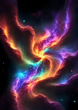 Colorful galaxy